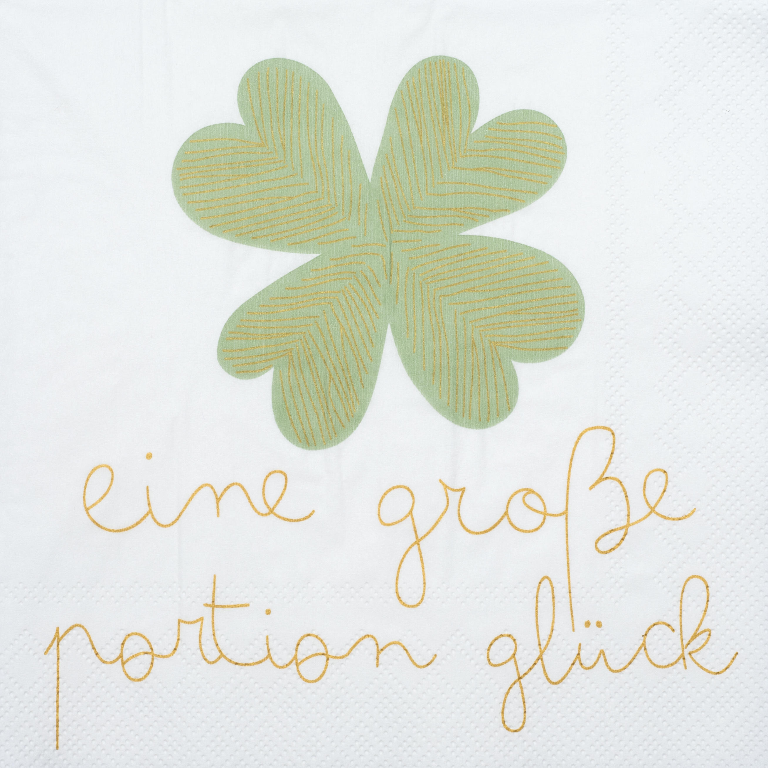 räder Papierservietten "Eine große Portion Glück" 20 Stück