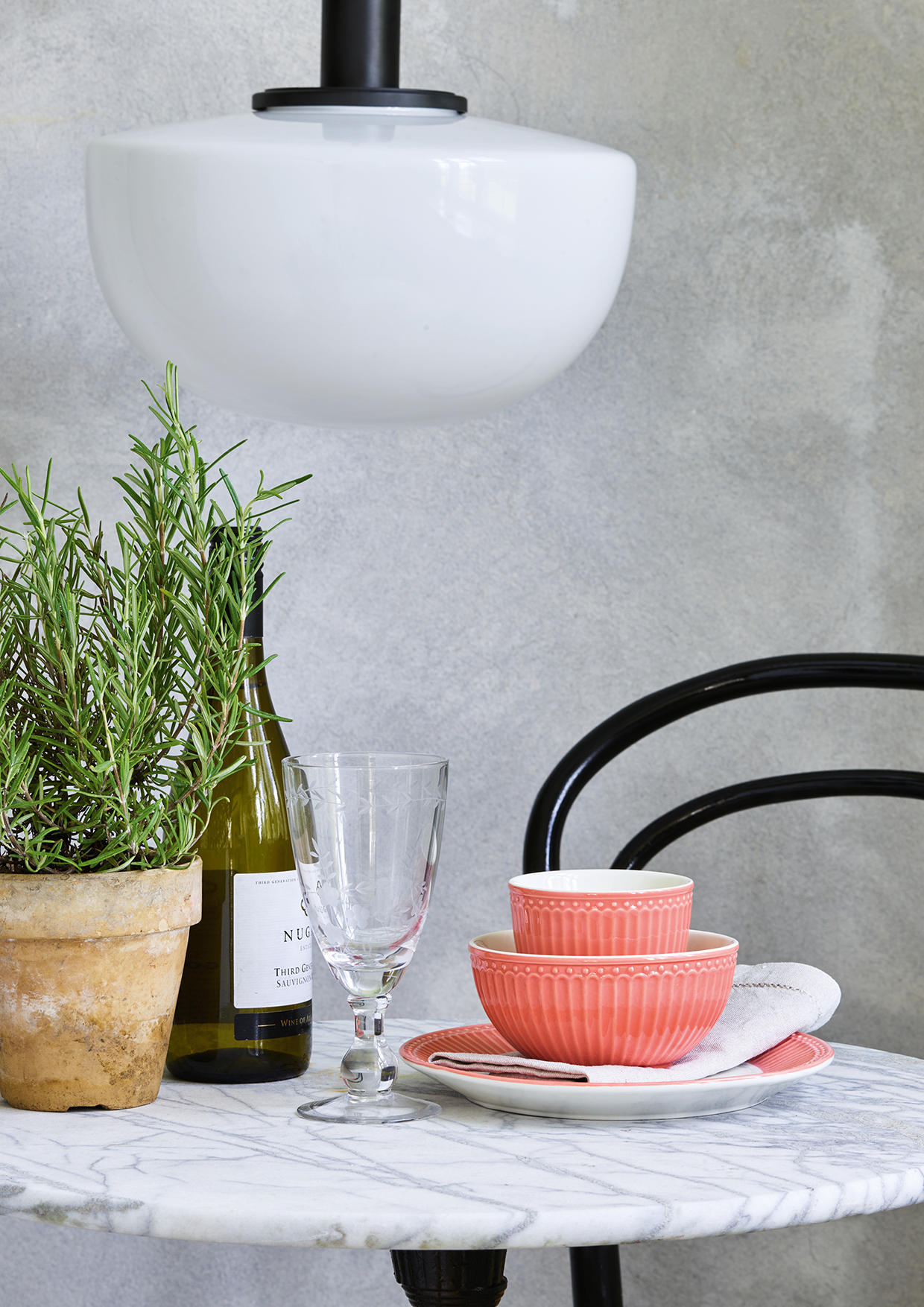 Greengate Müsli Schale Alice Coral
