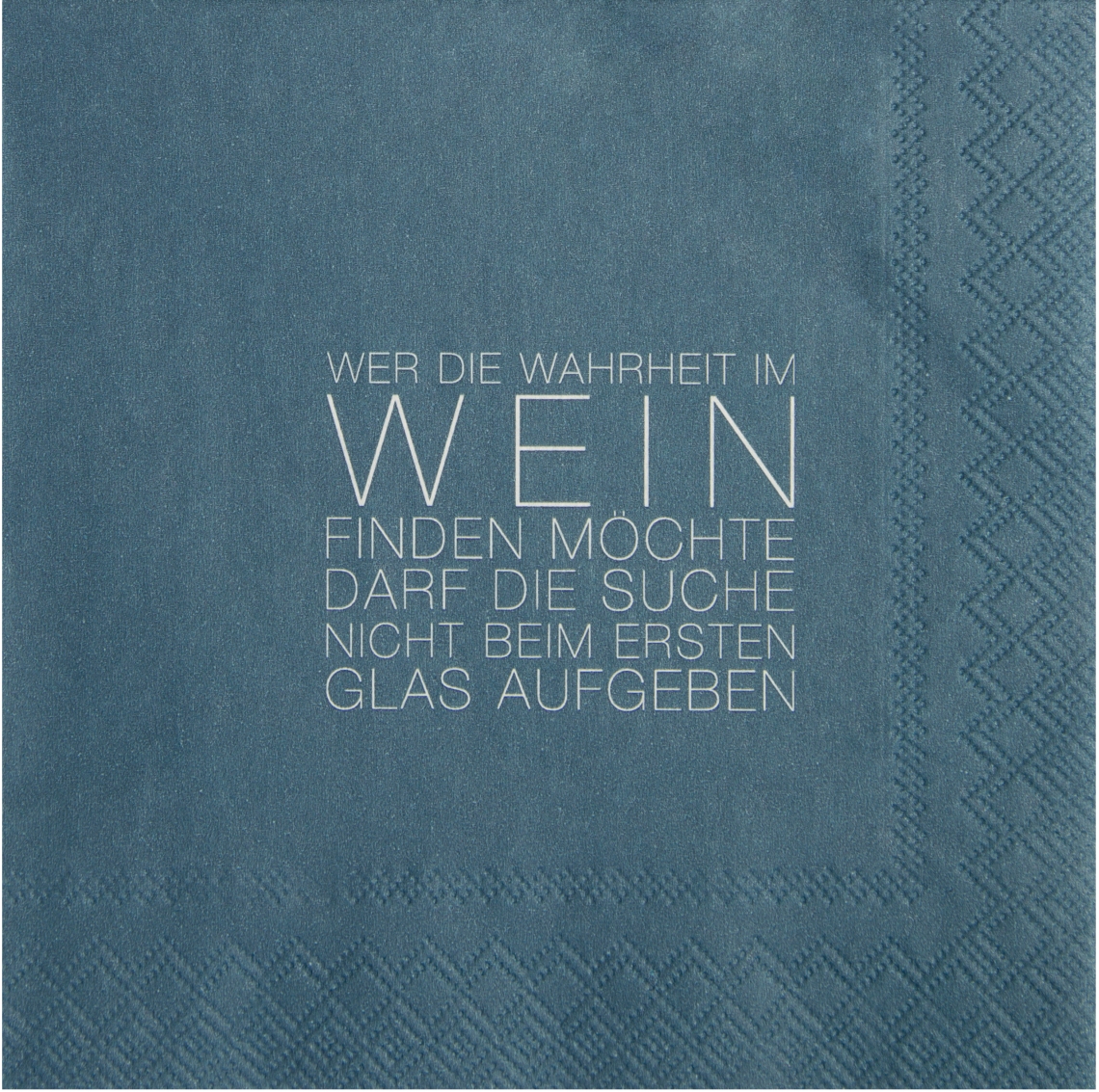 räder Papierservietten Dining "Wahrheit im Wein..."  20 Stück