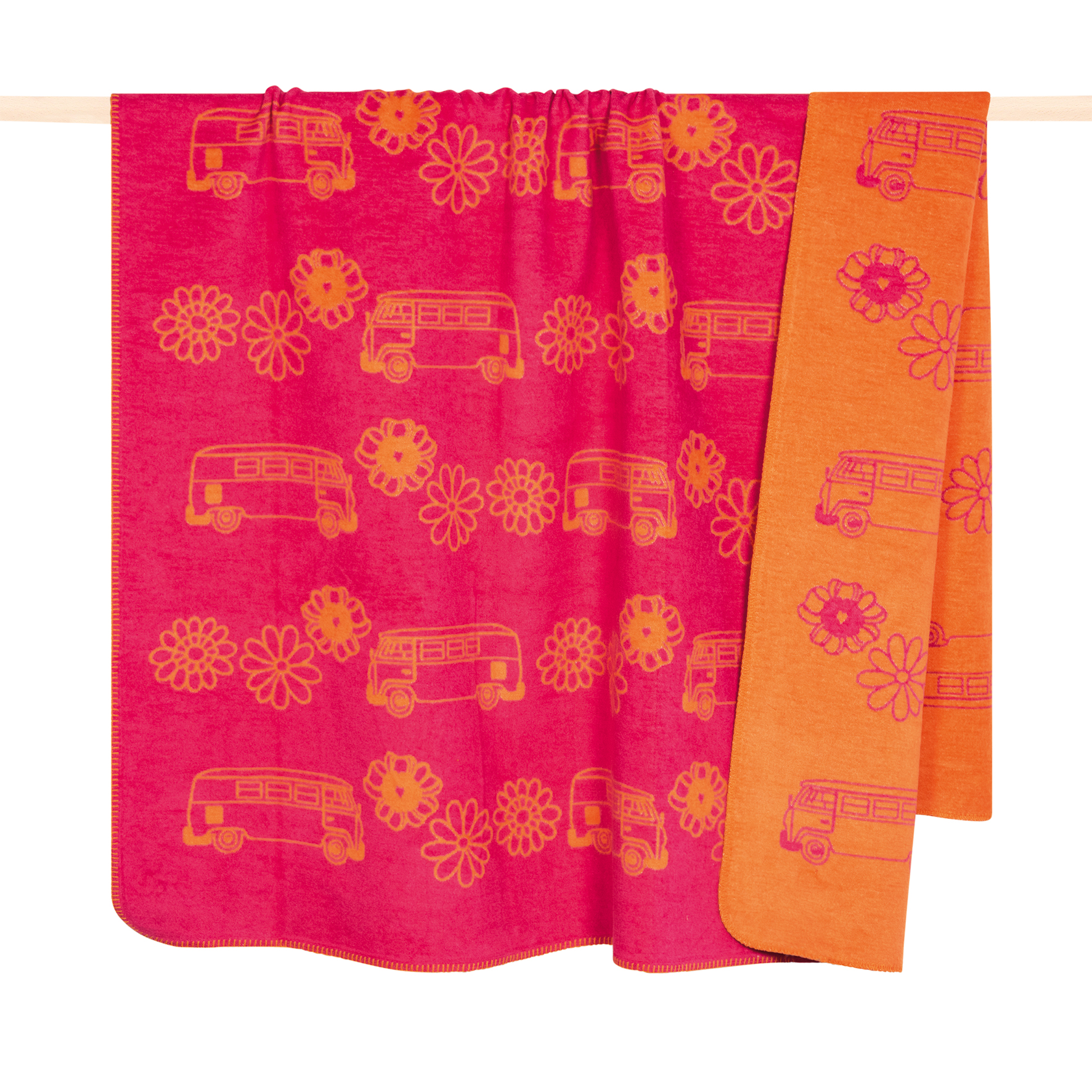 pad design Wolldecke Culture Orange 150 x 200
