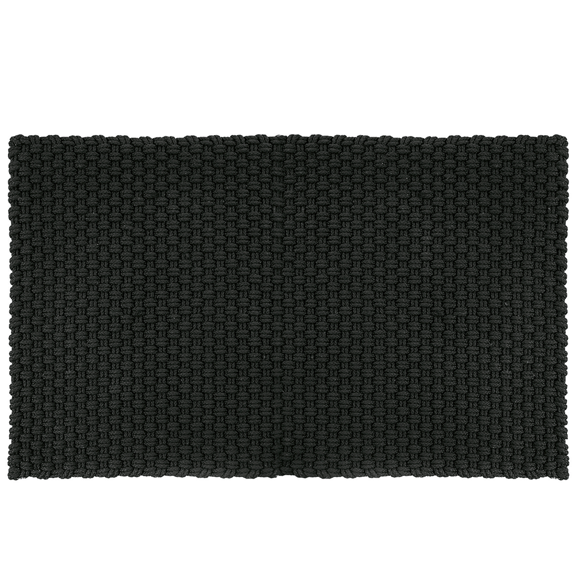 pad design Indoor / Outdoor Teppich Uni Black 72 x 92