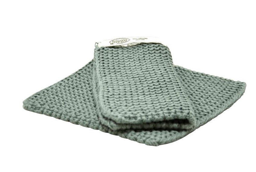 Solwang Topflappen Arktisches Grün BIO 2er Set