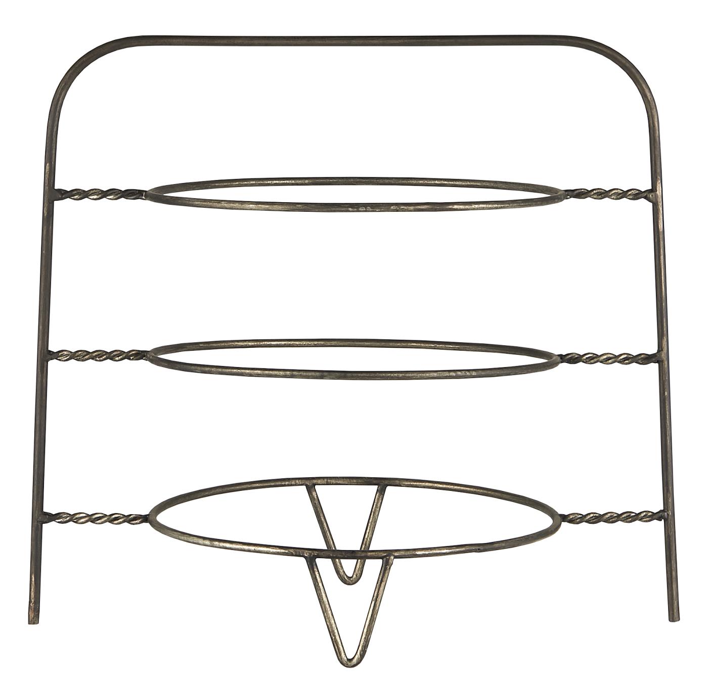 Ib Laursen Tellerhalter / Etagere 3-stufig Brooklyn Ø 22cm