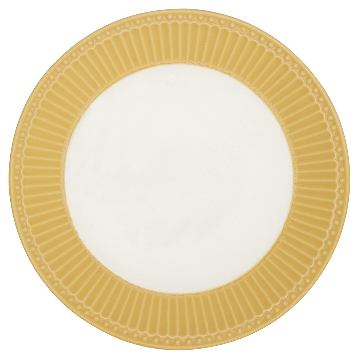 Greengate Frühstücksteller Alice Honey Mustard
