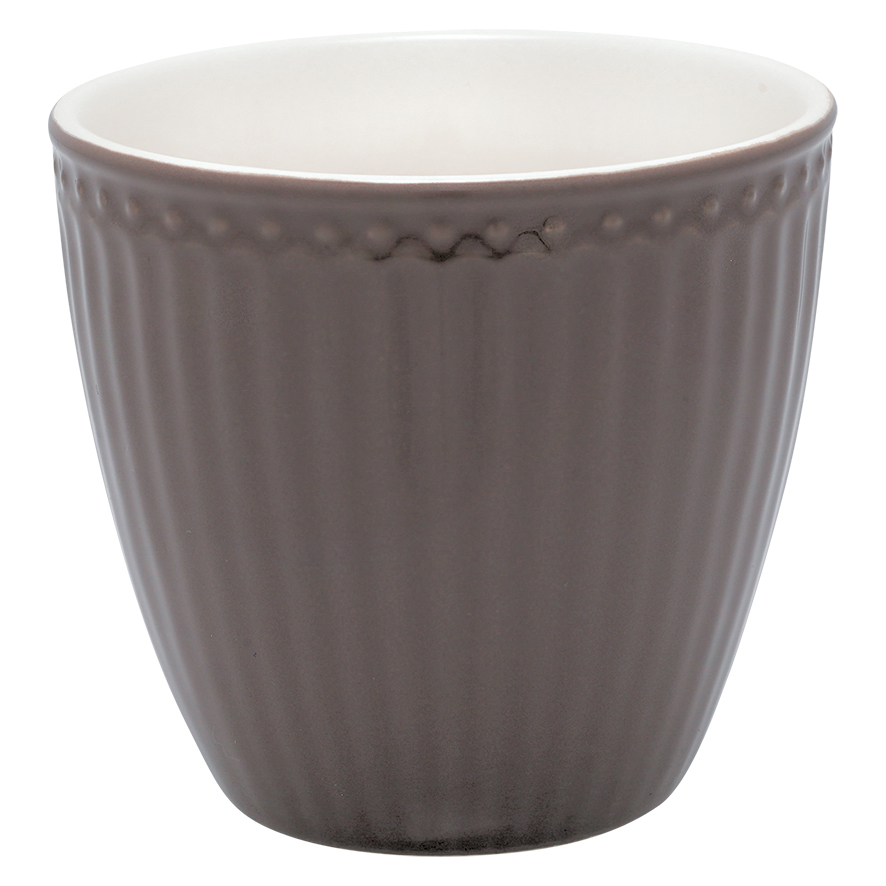 Greengate Latte Cup Alice Dark Chocolate