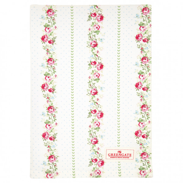 Greengate Geschirrtuch Gabby white