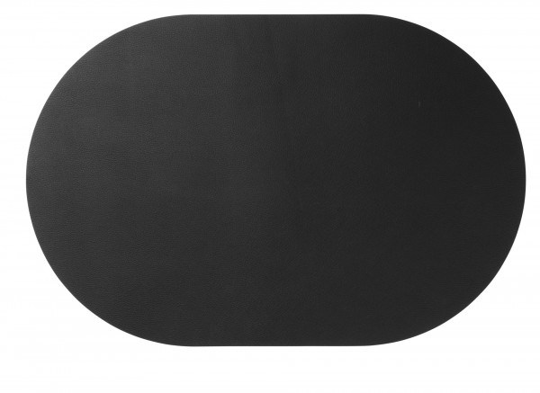 ASA Tischset Oval Schwarz 49,5 x 33 cm