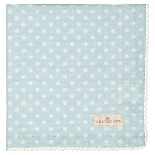 Greengate Stoffserviette Spot pale blue