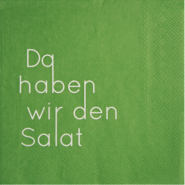 räder Papierservietten "Da haben wir den Salat"  20 Stück