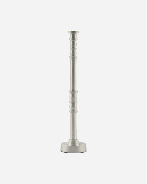 House Doctor Kerzenständer Jersey Silber Oxidiert H 28cm