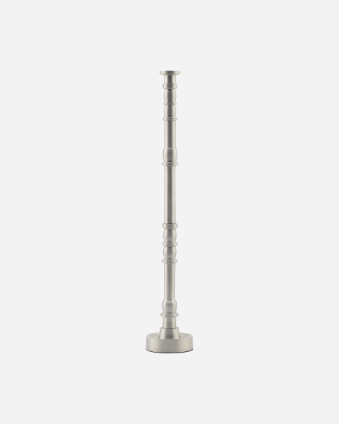 House Doctor Kerzenständer Jersey Silber Oxidiert H 36cm