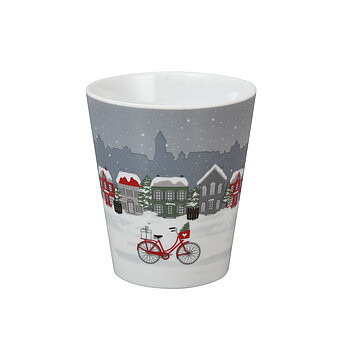 Krasilnikoff Happy Mug Riding in the City