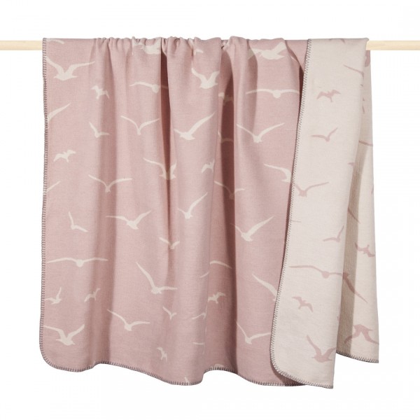 pad design Wolldecke Seagull dusty pink