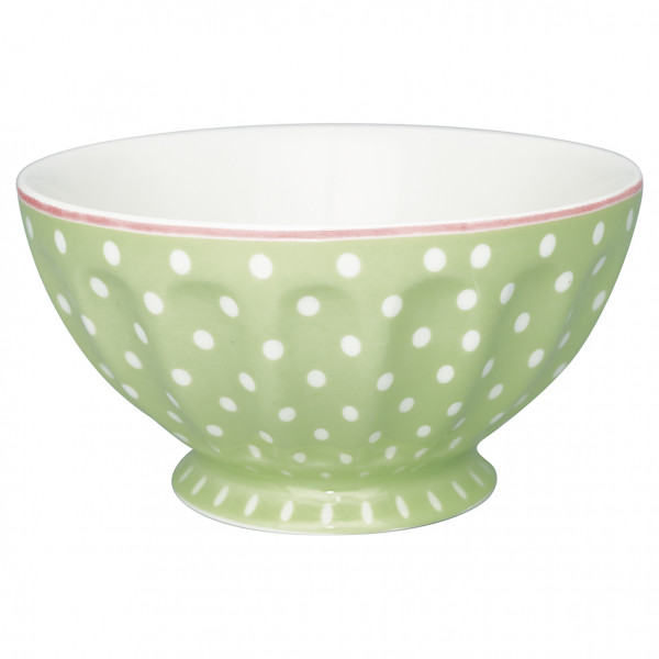 Greengate French Bowl XL Spot pale green