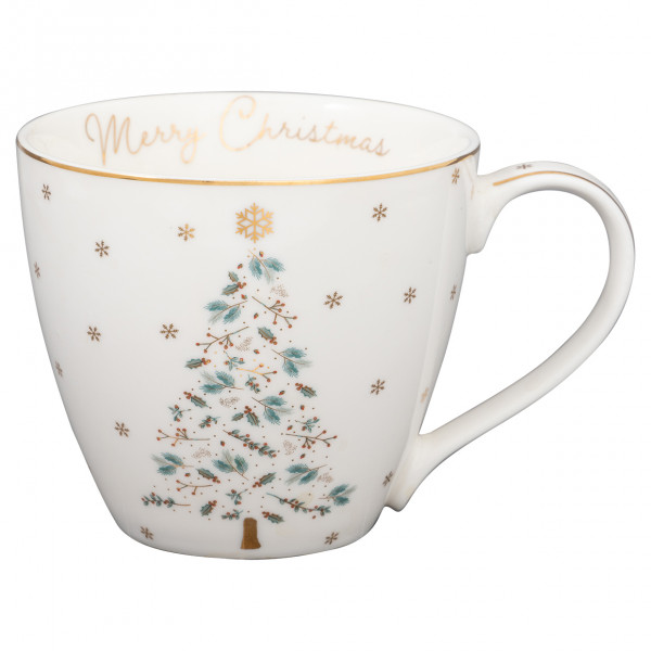 Greengate Henkelbecher Lucie XMAS White