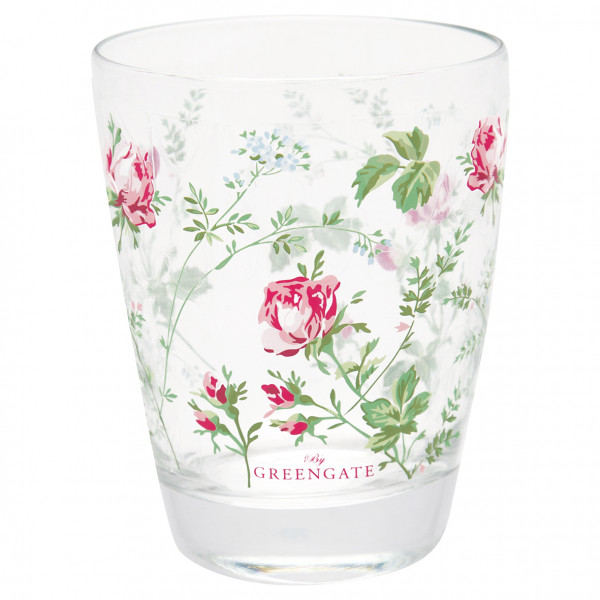 Greengate Trinkglas Constance white