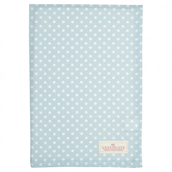 Greengate Geschirrtuch Spot pale blue