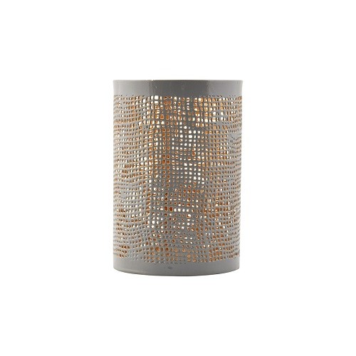 House Doctor Windlicht Hurricane grau/gold