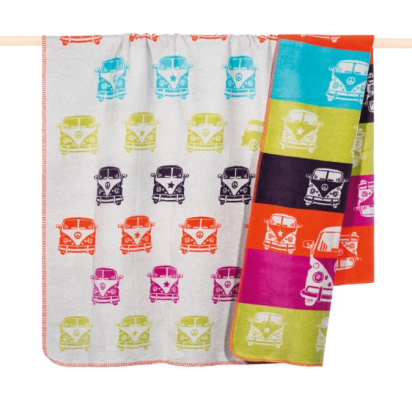 pad design Wolldecke Camper Multi