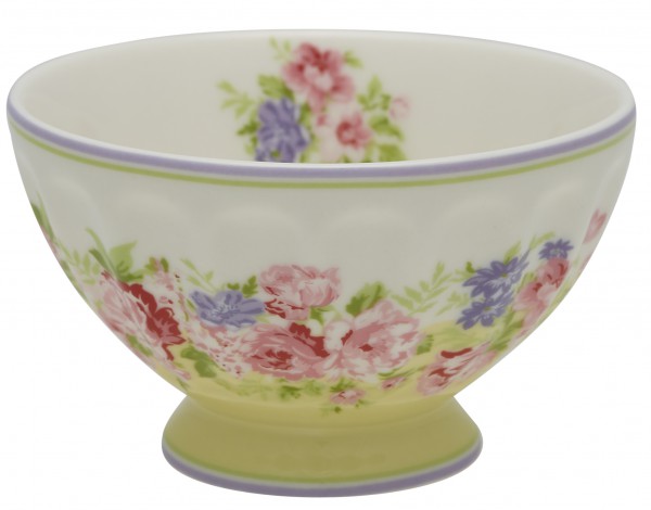 Greengate French Bowl Rose pale yellow medium Sonderedition 2019