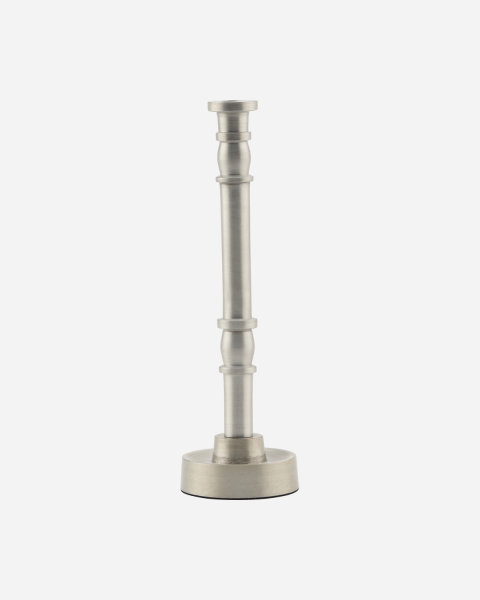 House Doctor Kerzenständer Jersey Silber Oxidiert H 20cm