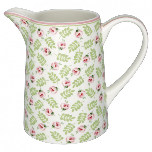 Greengate Krug Lily petit white 1 L