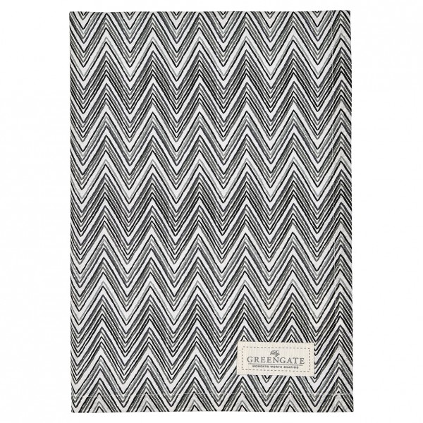 Greengate Geschirrtuch Zindy black