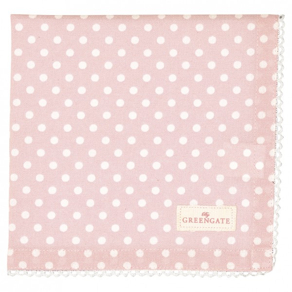 Greengate Stoffserviette Spot pale pink