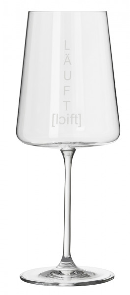 räder Weinglas Vino Apero "Läuft"