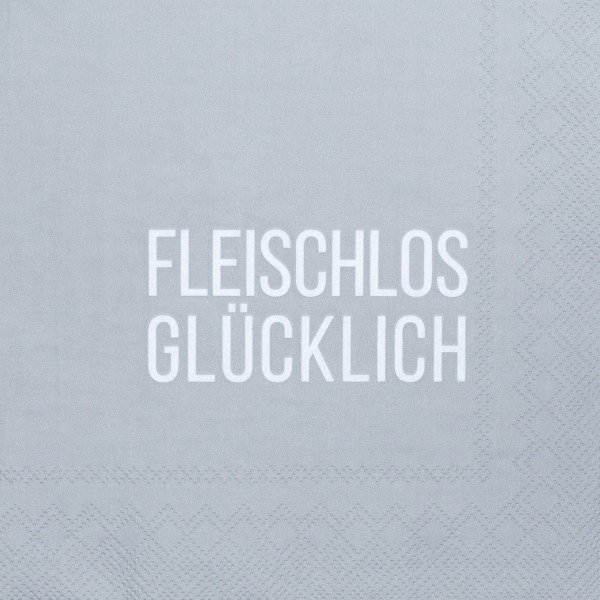 räder Papierservietten "Fleischlos glücklich"  20 Stück