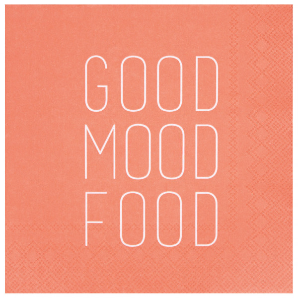 räder Dining Serviette "Good Mood Food"  20 Stück