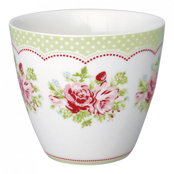 Greengate Latte Cup Mary white