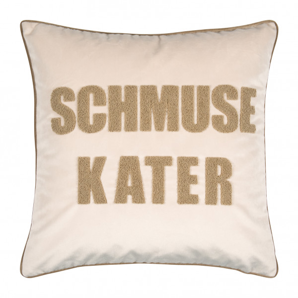 pad design Kissenhülle Letters "Schmusekater" 45 x 45