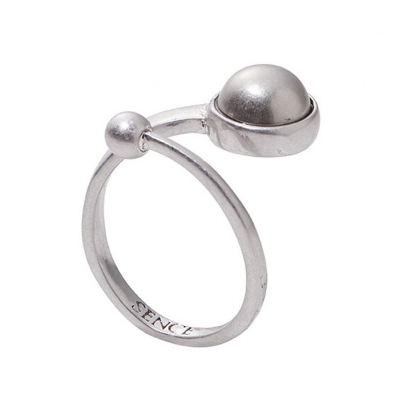 Sence Copenhagen Silence Ring Tahiti Pearls matt silver