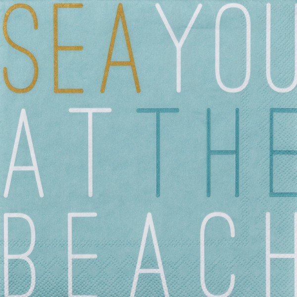räder Papierservietten "Sea you at the beach" 20 Stück