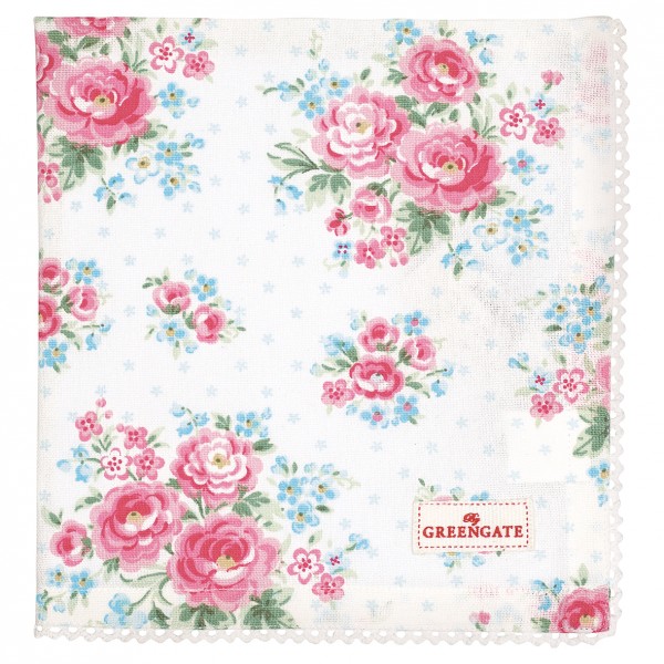 Greengate Stoffserviette Tess white