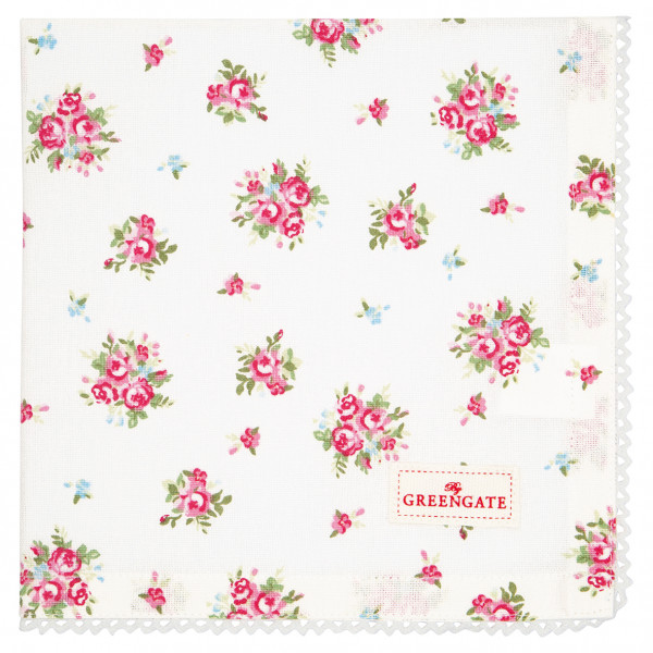 Greengate Stoffserviette Abigail white