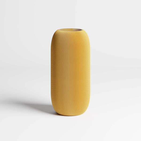 DENNISMAASS Vase Pille M Senfgelb