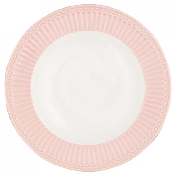 Greengate Tiefer Porzellan-Teller Alice Pale Pink