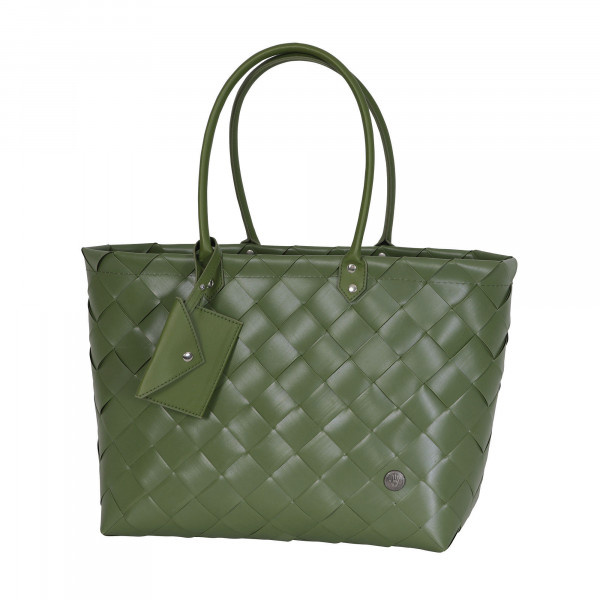 Handed By Chloe Shopper mit Anhänger Laurel Green