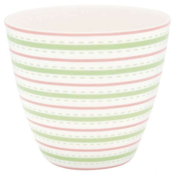 Greengate Latte Cup Sari White