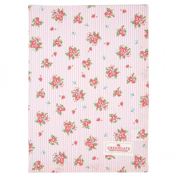 Greengate Geschirrtuch Abigail stripe pale pink