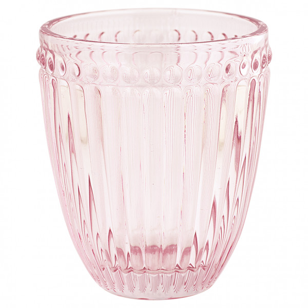Greengate Wasserglas Alice Pale Pink