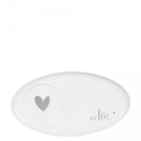 Bastion Collections Teller oval With Love