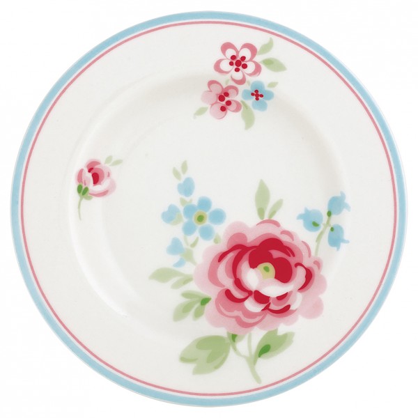 Greengate Dessertteller Meryl white