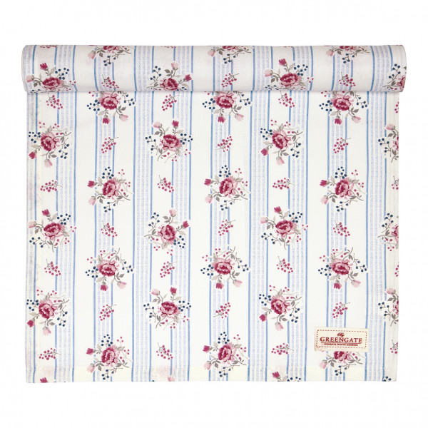 Greengate Tischläufer Fiona pale blue