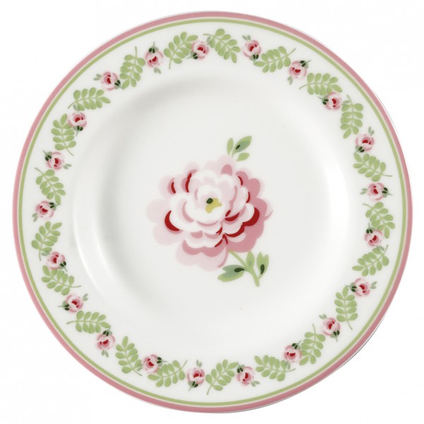 Greengate Dessertteller Lily petit white