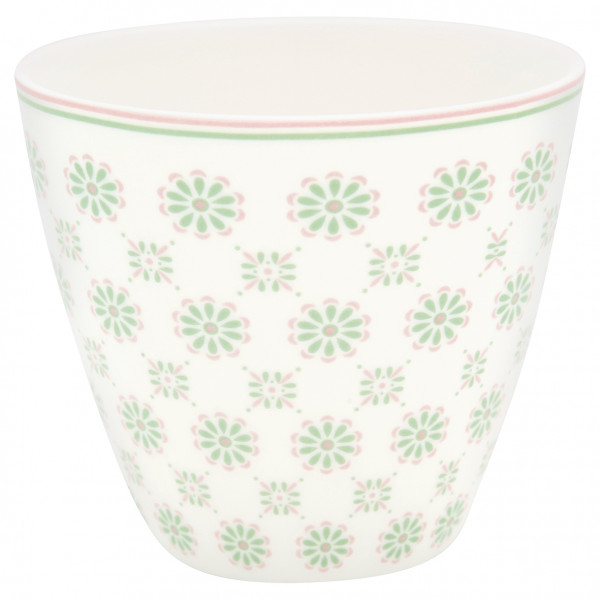 Greengate Latte Cup Mila White