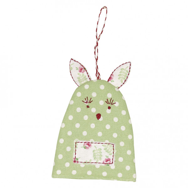 Greengate Eierwärmer Hase Spot pale green