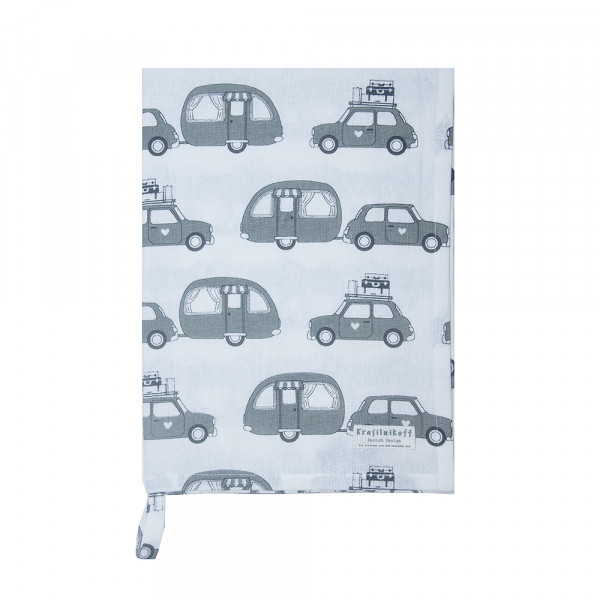Krasilnikoff Geschirrtuch Camper Grey